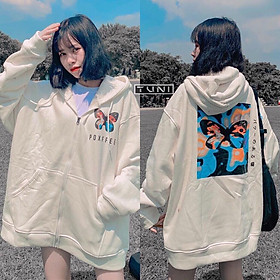 ÁO HOODIE - ÁO KHOÁC NỈ NGOẠI Dây full zip HOOIDE MỚI