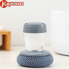 Mua Dụng Cụ Cọ Xoong Nồi Có Bình Chứa Dầu Rửa Chén Đa Năng