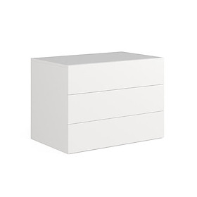 NOVA, Tủ đựng đồ lưu trữ 3 ngăn kéo size nhỏ DRA_034, 76x48x54cm