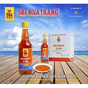 Thùng 6 Chai Nước mắm Nhỉ Cá cơm 584 Nha Trang - 30 độ đạm