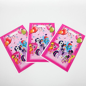 10 túi quà Party gift bag 17 x 25 cm hình Pony