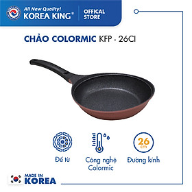 Hình ảnh Chảo cạn Colormic Korea King KFP-26CI  (size 26cm) - Hàng chính hãng