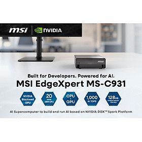 Máy tính Trí tuệ Nhân tạo MSI EdgeXpert MS-C931 4TB PCIe 5.0 - Hàng chính hãng
