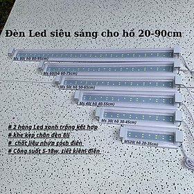 Đèn Led hồ cá 20 - 90cm dành cho hồ cá , hồ thủy sinh dài từ 20 đến 90cm