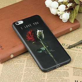 Ốp lưng hoa hồng I Love You dành cho Iphone 5 5s 5se 6 6s 6 plus 6s plus 7 7 plus 8 8 plus X XS