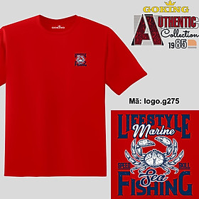 Sea Fishing, mã logo.g275. Áo thun nam nữ in logo đẹp, form unisex. Áo phông GOKING hàng hiệu, quà tặng cao cấp cho gia đình, cặp đôi, lớp nhóm, doanh nghiệp