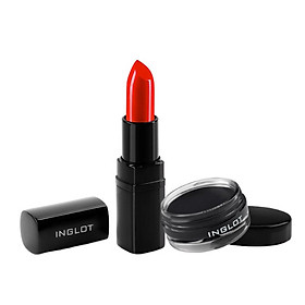 COMBO 01 Son Inglot Lipstick + 01 gel kẻ mắt Inglot Eyeliner Gel