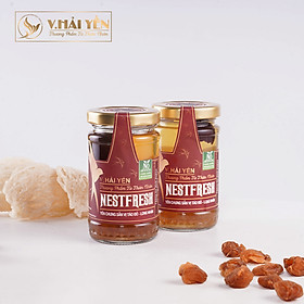 Yến Tươi Chưng Sẵn Nestfresh Vị Táo Đỏ - Long Nhãn 100ml