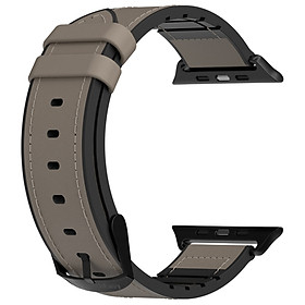 Mua Dây đeo SwitchEasy (38/40/41mm) và (42/44/45mm) Hybrid Silicone-Leather dành cho Apple Watch Series (1~7/ SE)-Hàng chính hãng