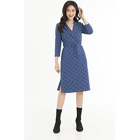 Đầm suông cổ 2 ve LAMER L63T19T039