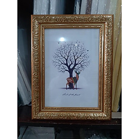 Mua Khung ảnh A4 kích thước lọt tờ giấy 21x30cm nhiều màu   bao gồm kiếng