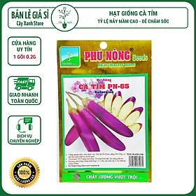 Mua Hạt Giống Cà Tím Dài Cao Sản 0 2Gr Siêu Trái - Phú Nông Seeds