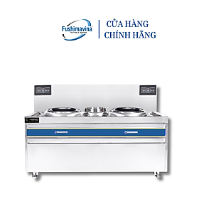 Mua  CỬA HÀNG CHÍNH HÃNG  Bếp từ công nghiệp đôi 8KWx2 mặt lõm Fushimavina