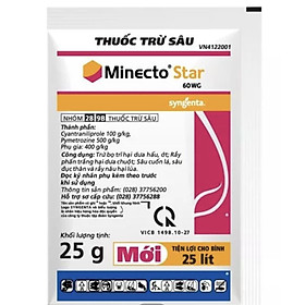 Mua Thuốc trừ sâu trĩ rầy MINECTO star 60wg chuyên dùng cho hoa Hồng  hoa Mai  cây ăn trái