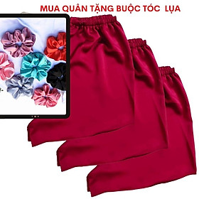 Quần Đùi Nữ Mặc Nhà Chất vải Lụa Hàn Quốc ,Mịn ,Mặc Mát, Hàng Thiết kế Cao Cấp (45-65kg)  Nhiều Màu New design  QA0003