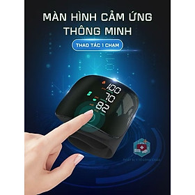 ￼Máy Đo Huyết Áp Cổ Tay Màn Hình LED - Đọc Kết Quả Bằng Tiếng Việt, Sạc Pin, Độ Chính Xác Tuyệt Đối