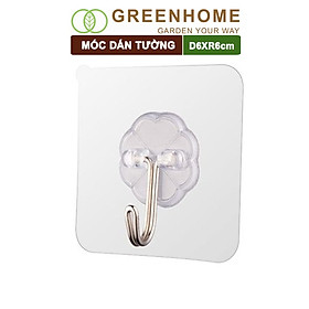 Mua Móc treo tường D6xR6cm chịu lực tốt  treo vật trang trí phòng khách  đồ dùng nhà bếp  phòng tắm  |Greenhome