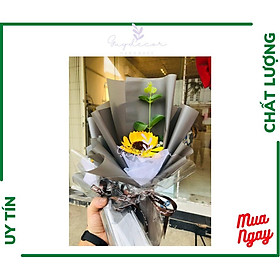 Mua Bó Hoa Hướng Dương 1 Bông Giấy Mỹ Thuật  Hoa Hướng Dương Giả