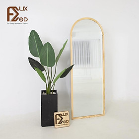 Mua GƯƠNG SOI TOÀN THÂN VIỀN GỖ THÔNG  CHẤT GƯƠNG XỊN  NỊNH DÁNG