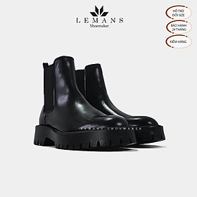 Hình ảnh [HADES CHUNKY CHELSEA] Boots LeMans CHK02 Giày da bò Chelsea Boots đế Chunky, đế chunky, bảo hành 24 tháng