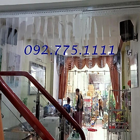 Mua Rèm nhựa( C 2.4m) trong suốt ngăn lạnh điều hòa.