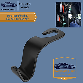 Móc Treo Đồ Chữ S Gắn Sau Ghế Ô Tô Xe Hơi, Nhựa ABS Cao Cấp An Toàn, Tiện Lợi, Hàng Dày Loại 1 - Hàng Nhập Khẩu