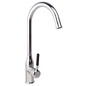 Mua Vòi rửa  chén nóng lạnh Đồng mạ Chrome Eurolife EL-KM04 (Trắng bạc)