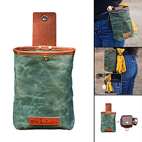 Collapsible Belt Bag Foraging Pouch Waist Bag Gardening Tool Bag Pocket for Backpacking