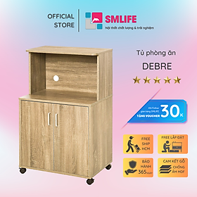 Mua Tủ nhà bếp bằng gỗ thiết kế đơn giản SMLIFE Debre