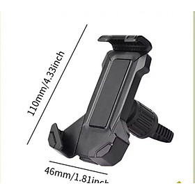 Giá đỡ điện thoại xe đạp gắn tay lái chất liệu Nhựa PC cho màn hình 4-8 inch phù hợp đường kính ghi đông lớn