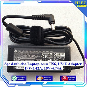 Sạc dành cho Laptop Asus U56 U56E Adapter 19V-3.42A 19V-4.74A - Hàng Nhập khẩu