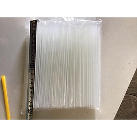 Mua 100 ống hút nhựa trắng dài 20cm