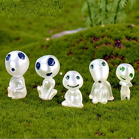 10Pieces Cartoon Character Tree Elf Toys for House Bonsai Gardening Ornament