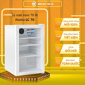 Tủ mát mini Alaska 70 lít LC 70 - Hàng chính hãng (Chỉ giao HCM)