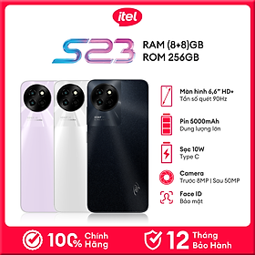 Mua Điện Thoại Itel S23 16GB(8GB+8GB)/256GB | Pin 5000mAh | 6.6 Inch | Camera 50MP | HÀNG CHÍNH HÃNG