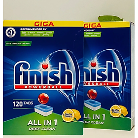 Viên rửa chén finish allin1 hàng Đức viên rửa tổng hợp