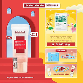 Kem chống nắng Cell Fusion C Hàn Quốc Giúp nâng tông, bảo vệ da khỏi tia UV, phục hồi da xỉ màu và không bết dính - QuaTangMe Extaste