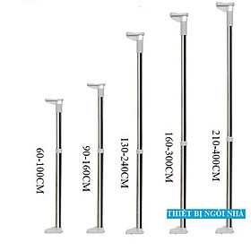 Mua Thanh treo không cần khoan 60cm kéo dài 100cm Housetech HT07  cây phơi đồ gấp gọn inox 304  sào treo rèm cao cấp