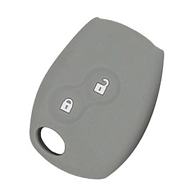 Key Fob 2 Buttons Silicone Protector Cover Case For