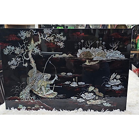 Mua Tranh sơn mài cẩn ốc hàng cao cấp size 40x60 cm thích hợp trang trí  làm quà tặng ...
