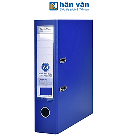 Bìa Còng 50mm - 70mm A4/FO-BC06 (2 Mặt Xi) - Xanh Đậm