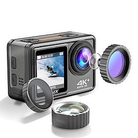 2022 Camera hành động dưới nước mới nhất 4K60fps Máy ảnh thể thao Touch Màn hình quay video 24MP Máy ảnh ghi lại 40M Máy ảnh chống thấm nước: Gói tiêu chuẩn Gói tiêu chuẩn