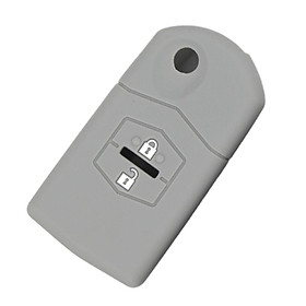 Auto 3Buttons Silicone Remote KeyShell Case Fob Cover For Mazda M3 M6