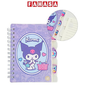 Sổ Lò Xo Phân Trang Kuromi A6 - Kẻ Ngang - 80 Trang - iiGEN YZ880723 - Mẫu 2