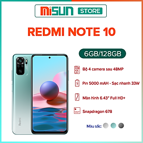 Điện Thoại Xiaomi Redmi Note 10 (6GB/128GB) - Hàng Chính Hãng