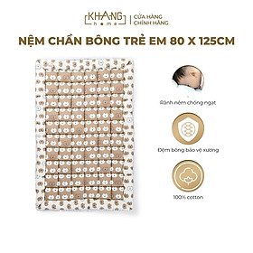 Nệm Trẻ Em Chần Bông Khang Home BabySafety An Toàn Giấc Ngủ Cho Bé Sơ Sinh