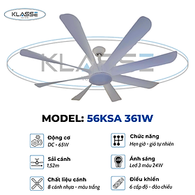 Mua Quạt trần một đèn Klasse 56KSA 361W Hàng chính hãng