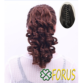Ngoạm tóc giả xoăn N177 ️FREESHIP️ tóc giả ngoạm kẹp xoăn, quặm tóc giả, kẹp ngoạm tóc giả nữ