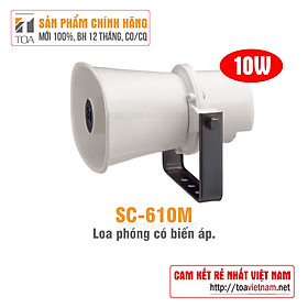 Loa nén, loa phóng 10W trở kháng cao: TOA SC-610M - Hàng chính hãng