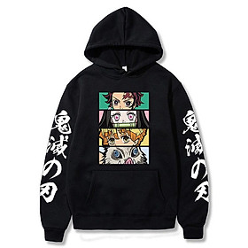 Mẫu Áo Hoodie Anime Demon Slayer Eyes Kimetsu No Yaiba cực chất